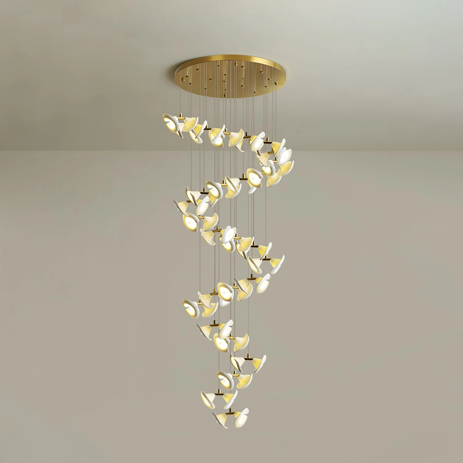 Blossom Double Horn Chandelier