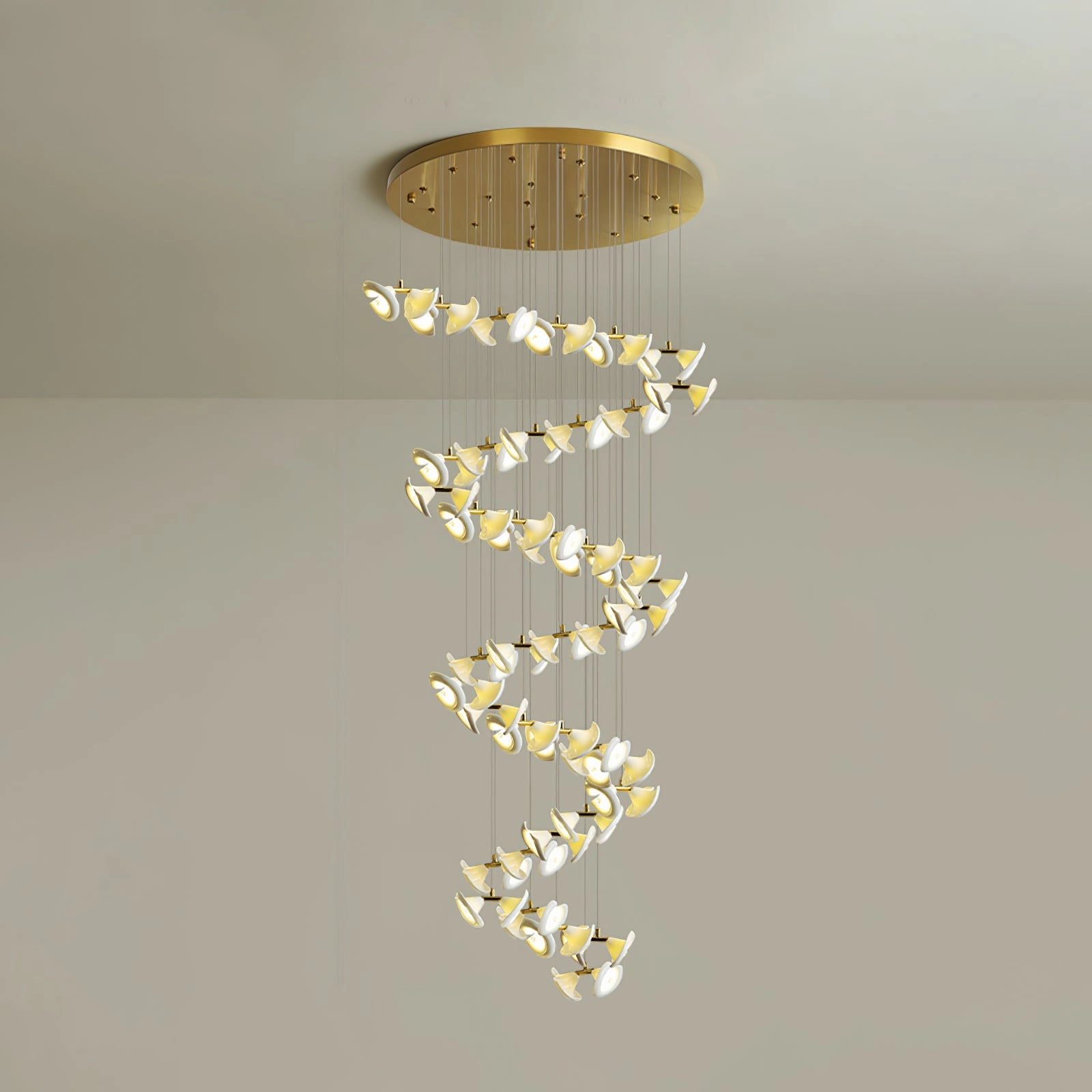 Blossom Double Horn Chandelier