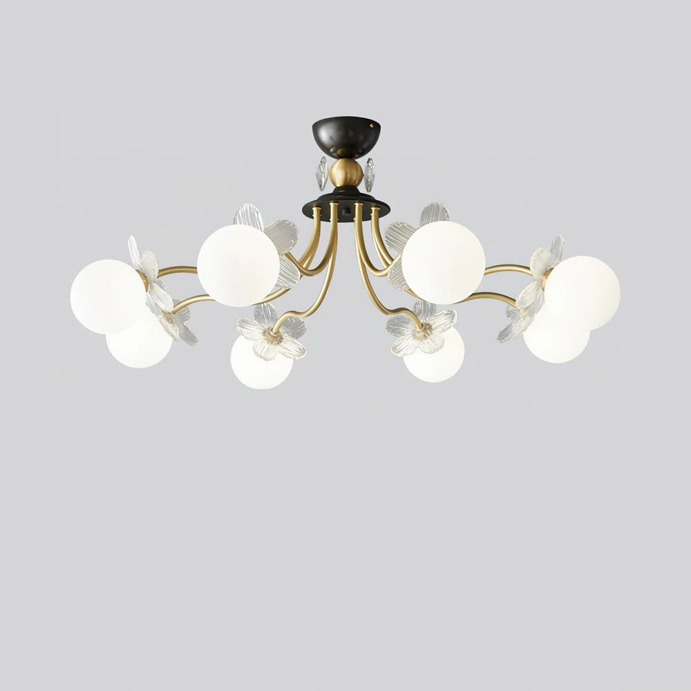 Blossom Flower Glass Chandelier
