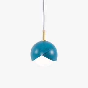 Blue Drop Pendant Light surface mount ceiling lamp