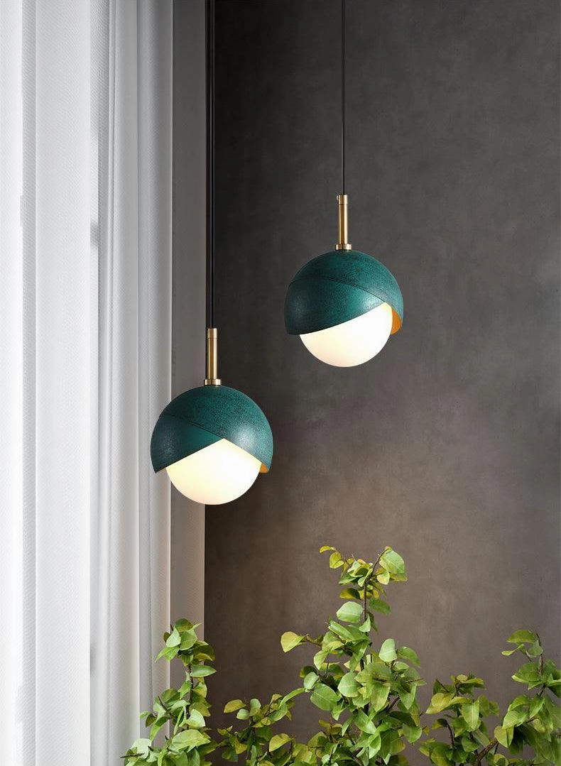 Blue Drop Pendant Light