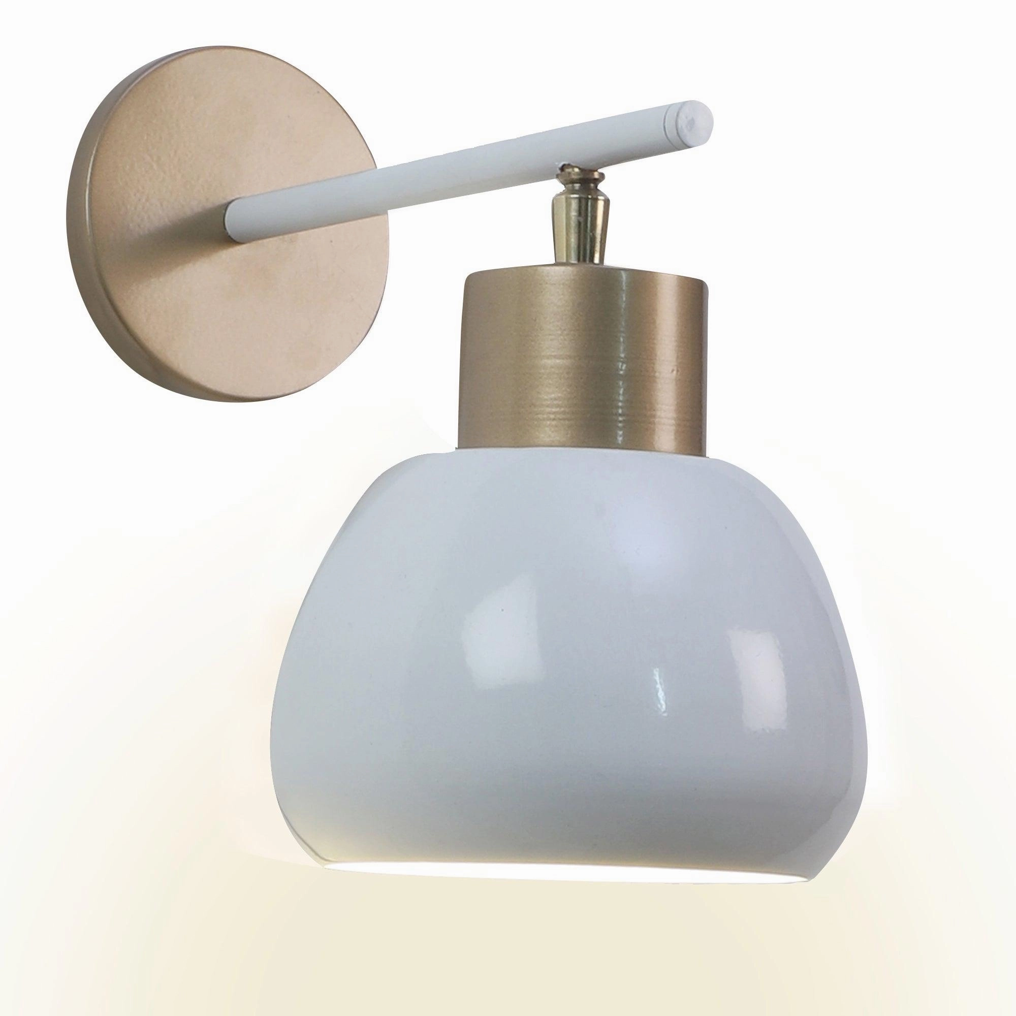 Bon-Bon White Metal Wall Light by SS Lightings