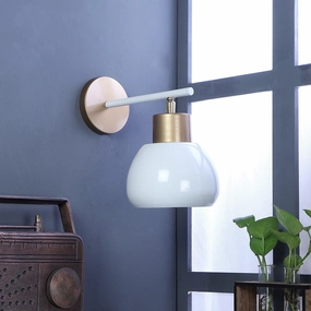 Bon-Bon White Metal Wall Light by SS Lightings decorative ceiling fixture
