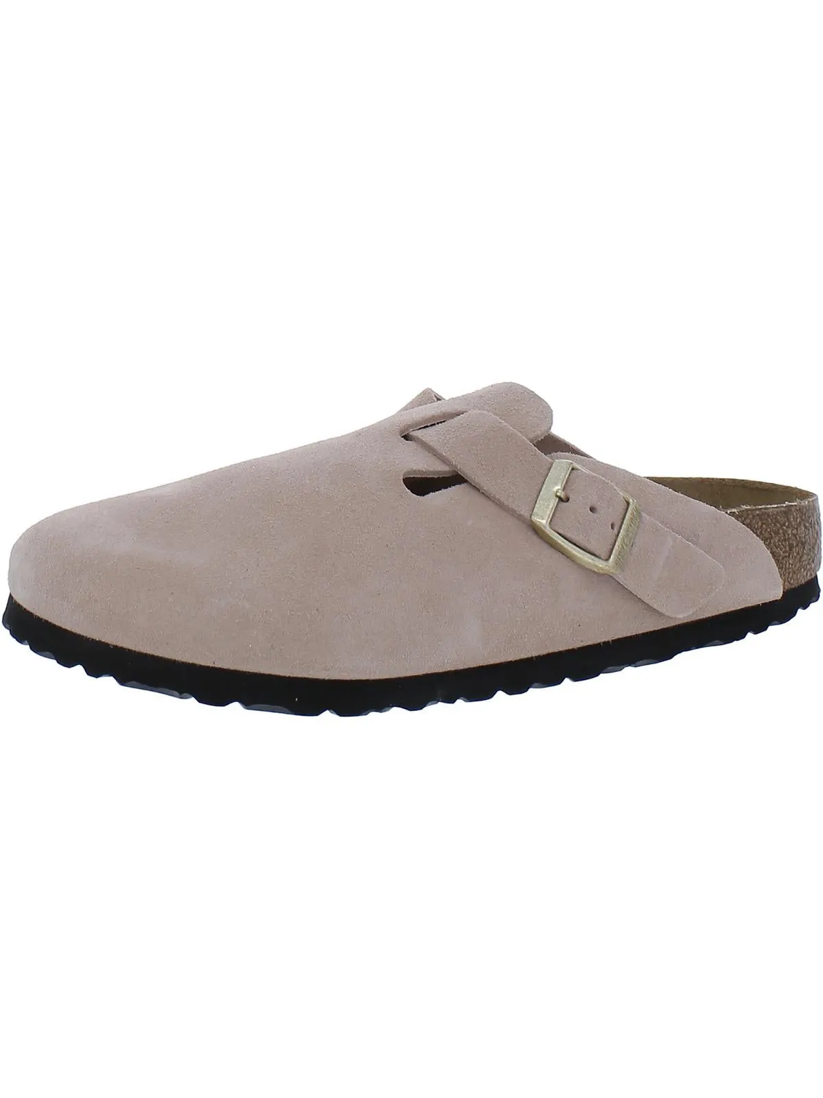 Boston Womens Leather Slip On Mule Sandals