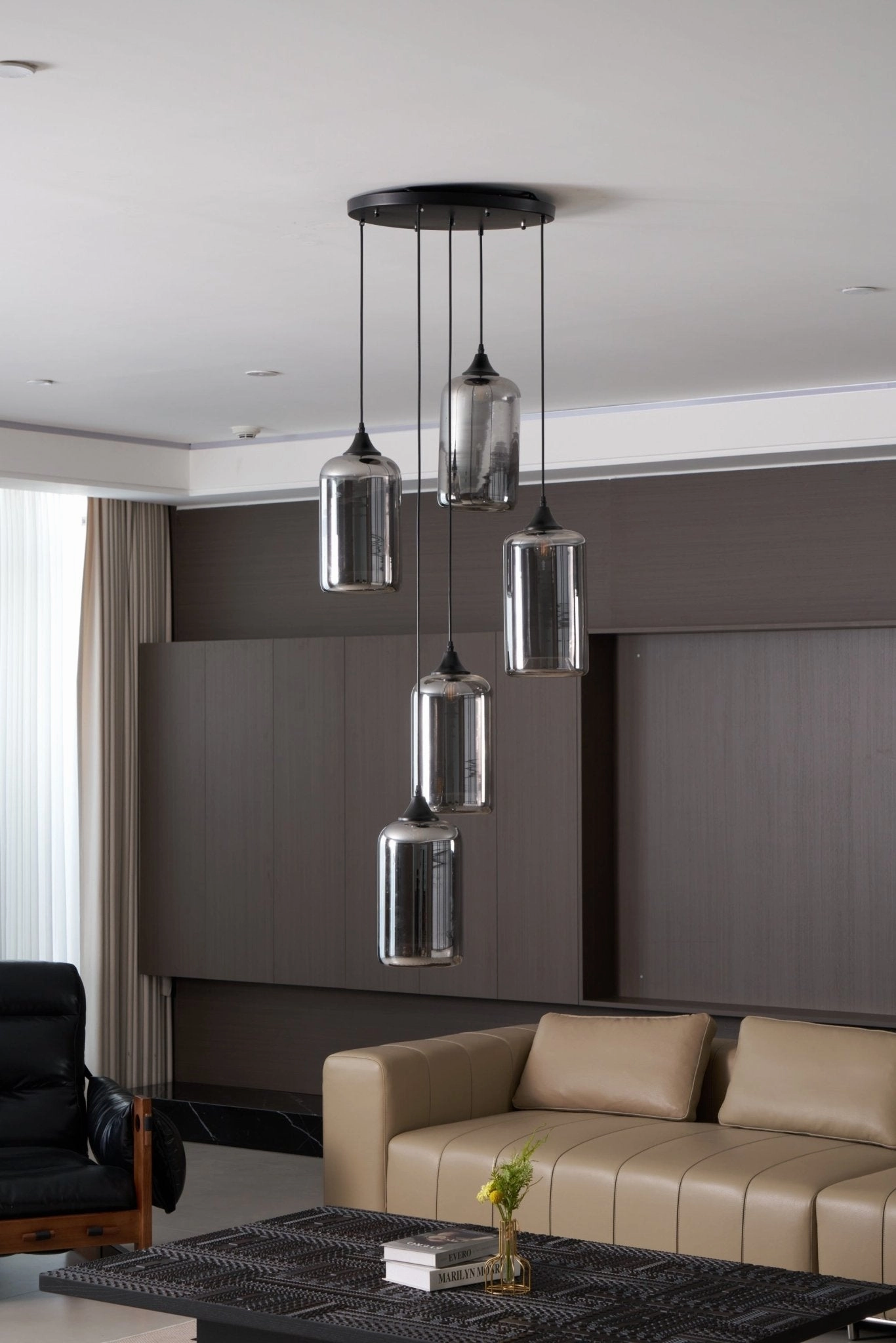 Bottle Glass Pendant Light