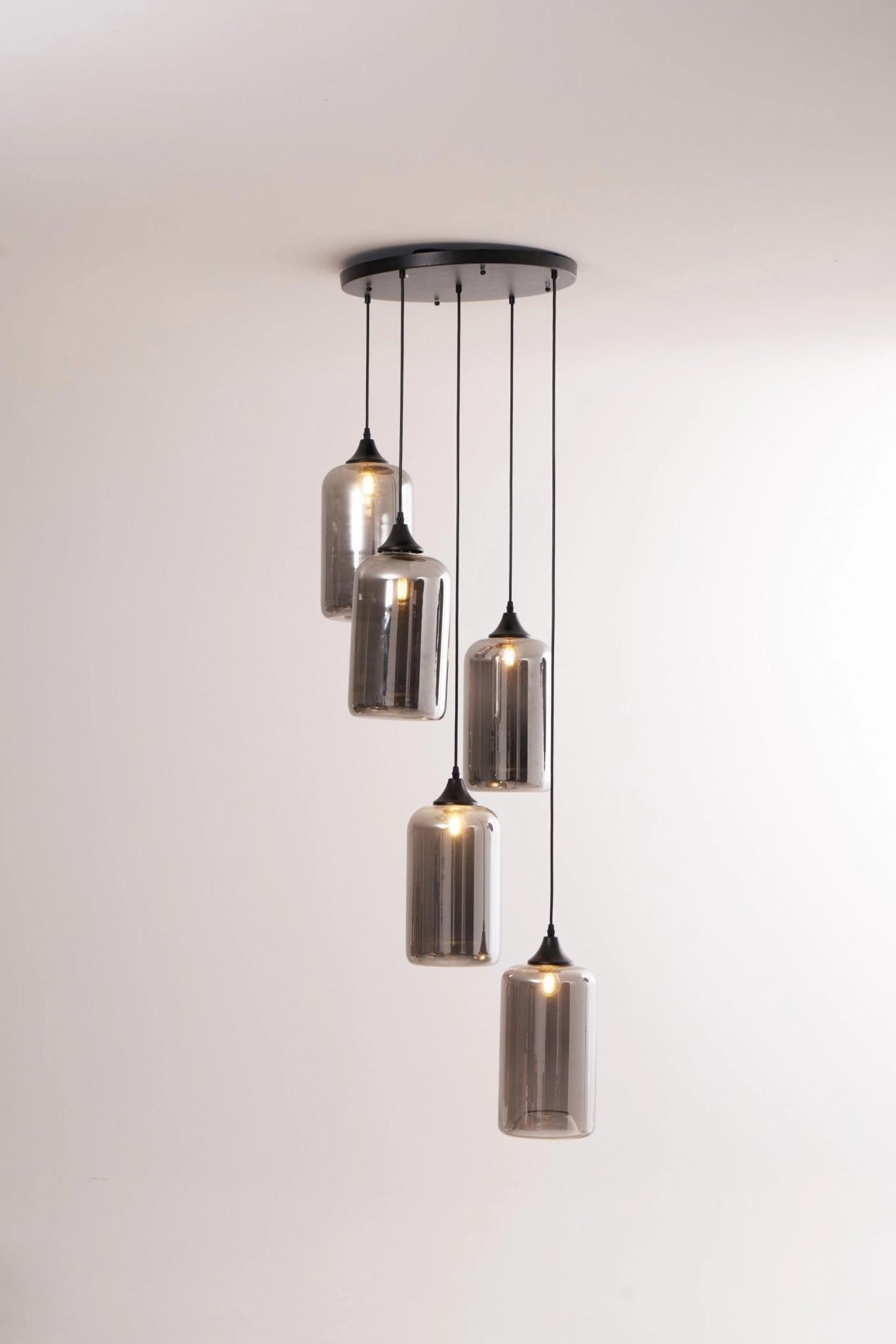 Bottle Glass Pendant Light