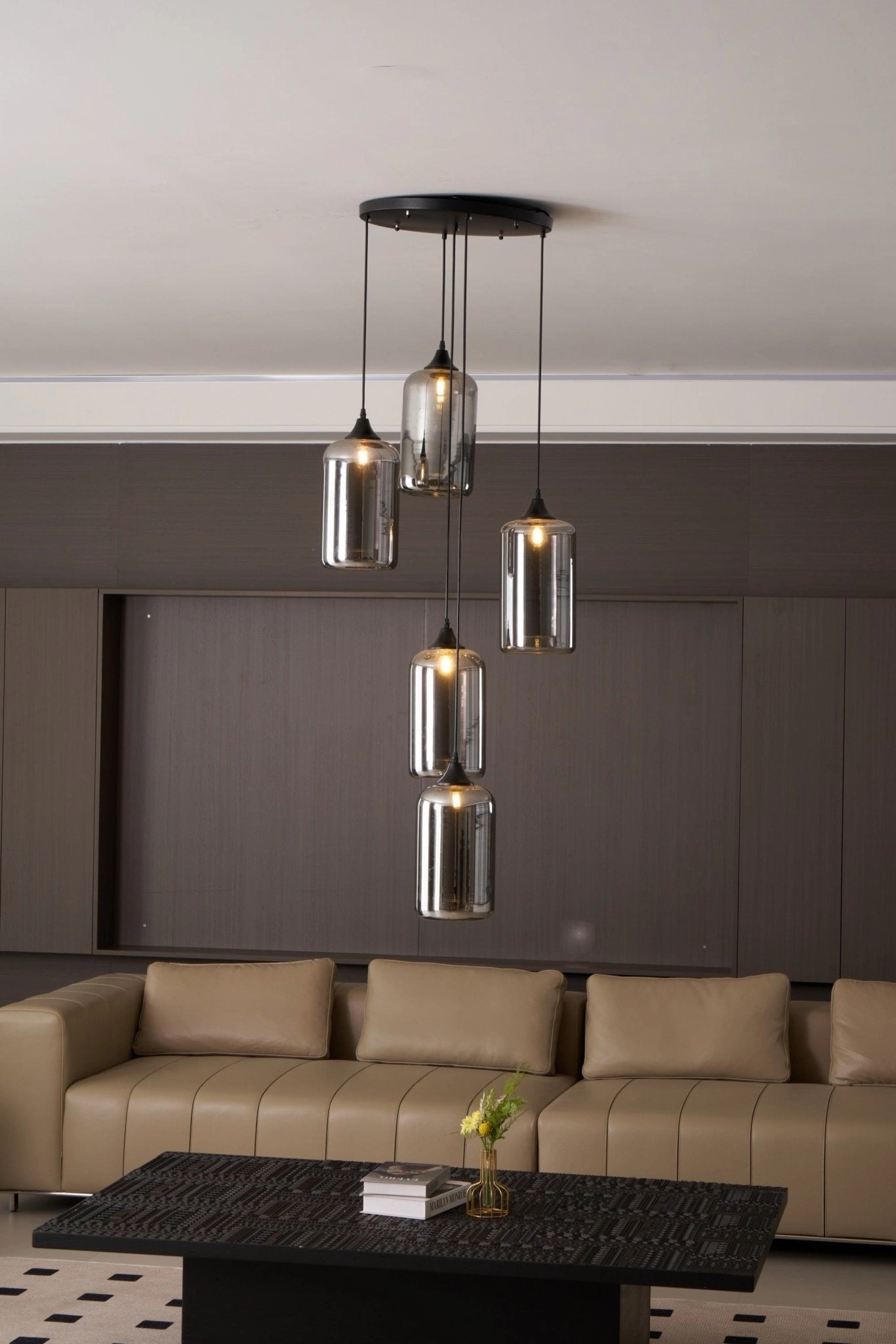 Bottle Glass Pendant Light