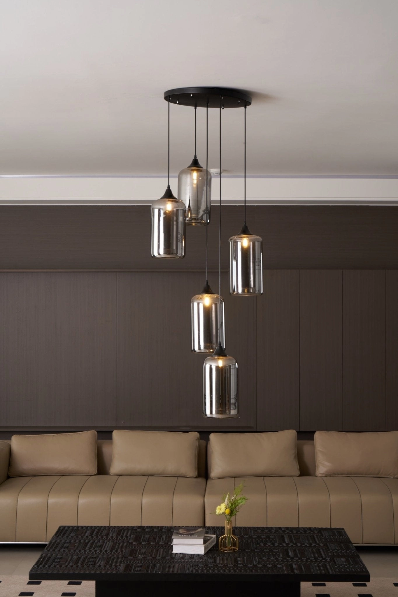 Bottle Glass Pendant Light