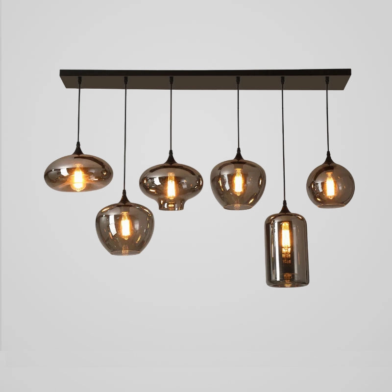 Bottle Glass Pendant Light