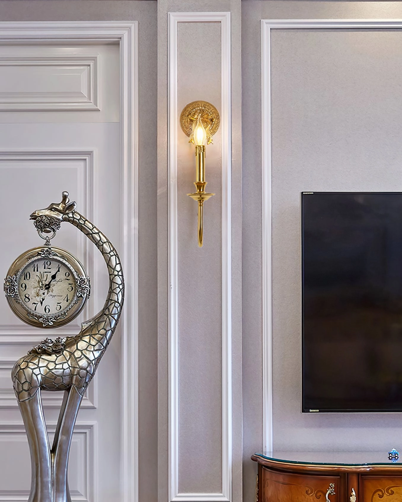 Bow Brass Wall Light
