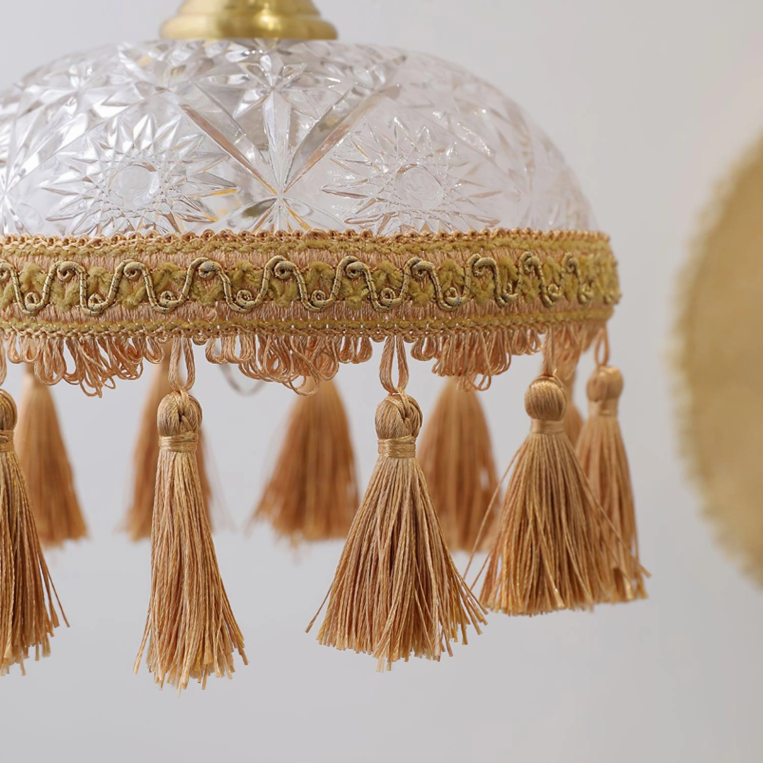 Bowl Tassel Pendant Light