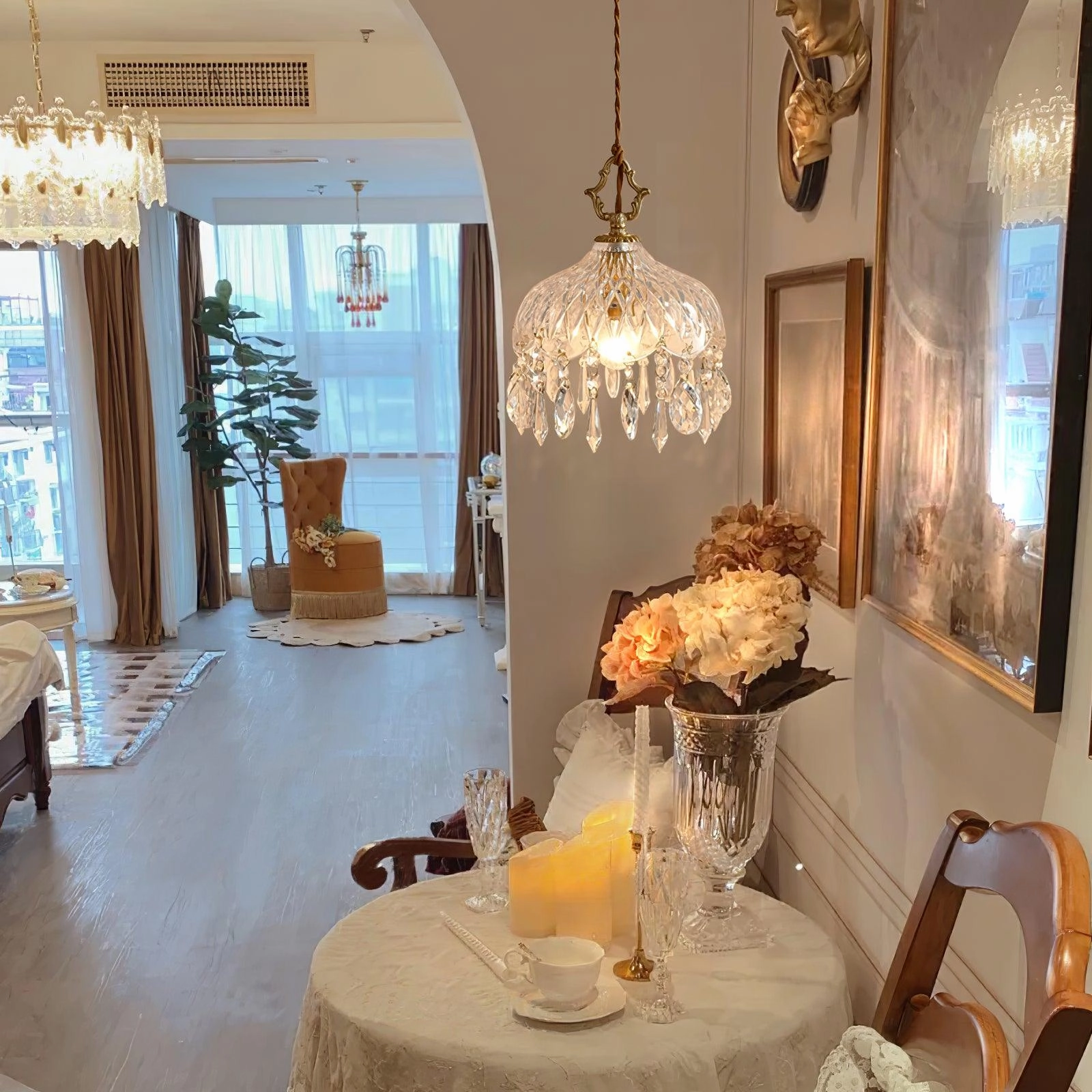 Bowl Tassel Pendant Light