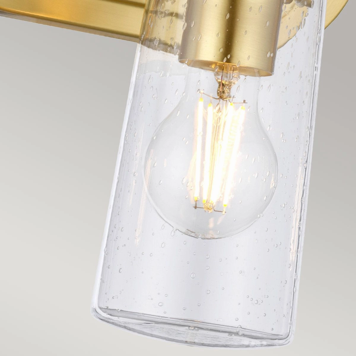 Braelyn 3 Light Brushed Brass Bathroom Wall Light