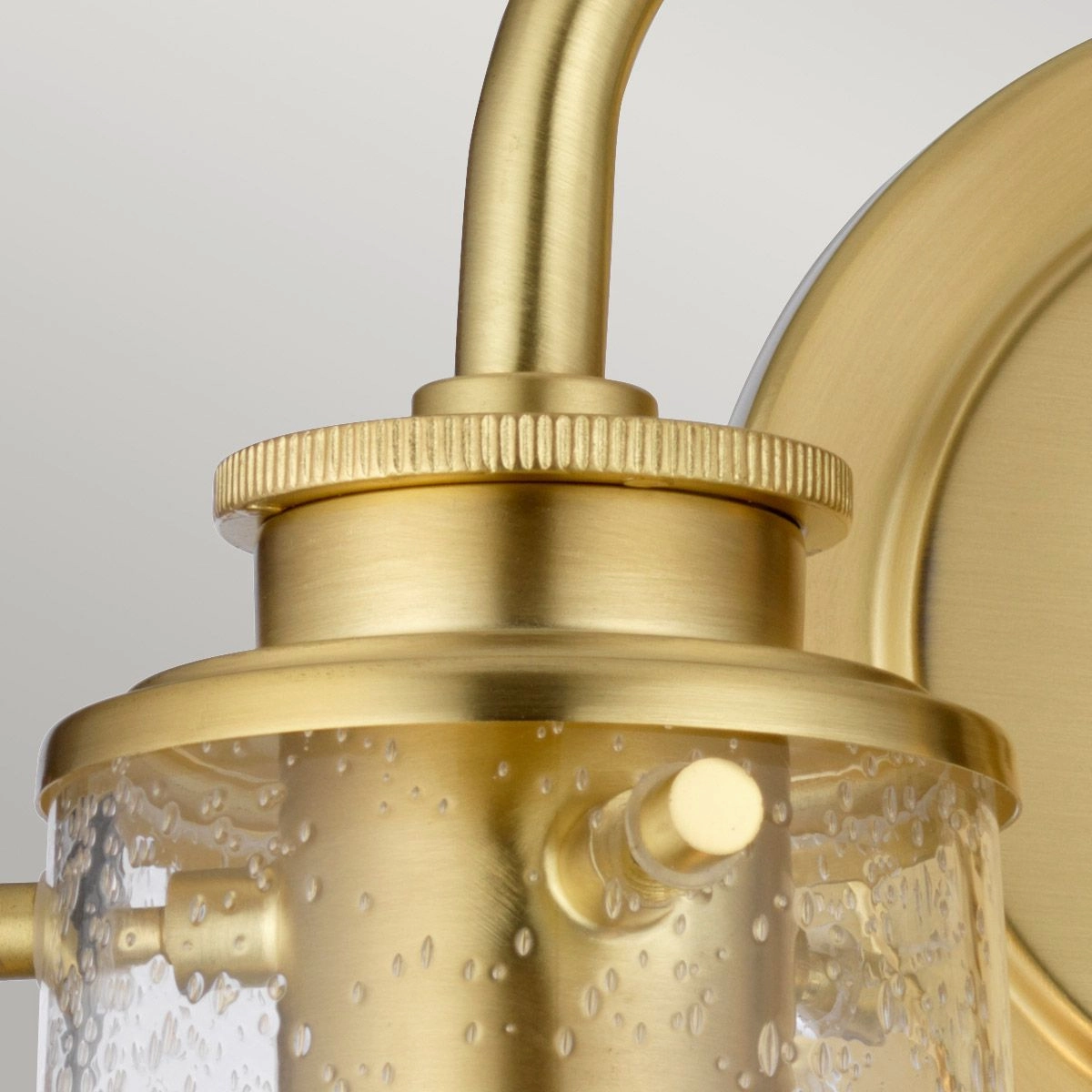 Braelyn Brass Double Bathroom Wall Light