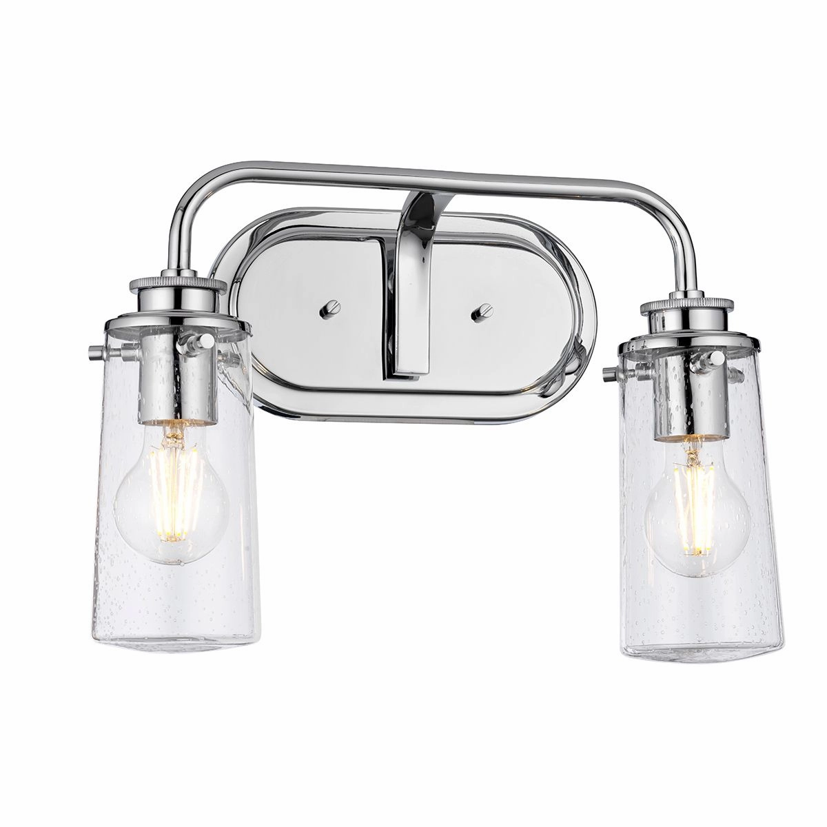 Braelyn Polished Double Chrome Bathroom Wall Light vintage desk lamp