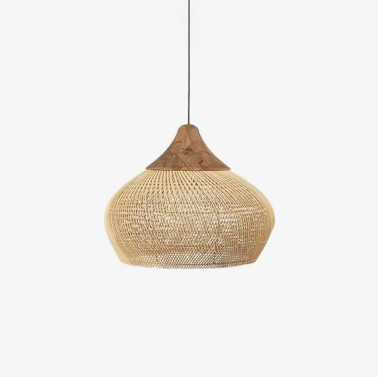 Braided Rattan Pendant Lamp contemporary ceiling lighting