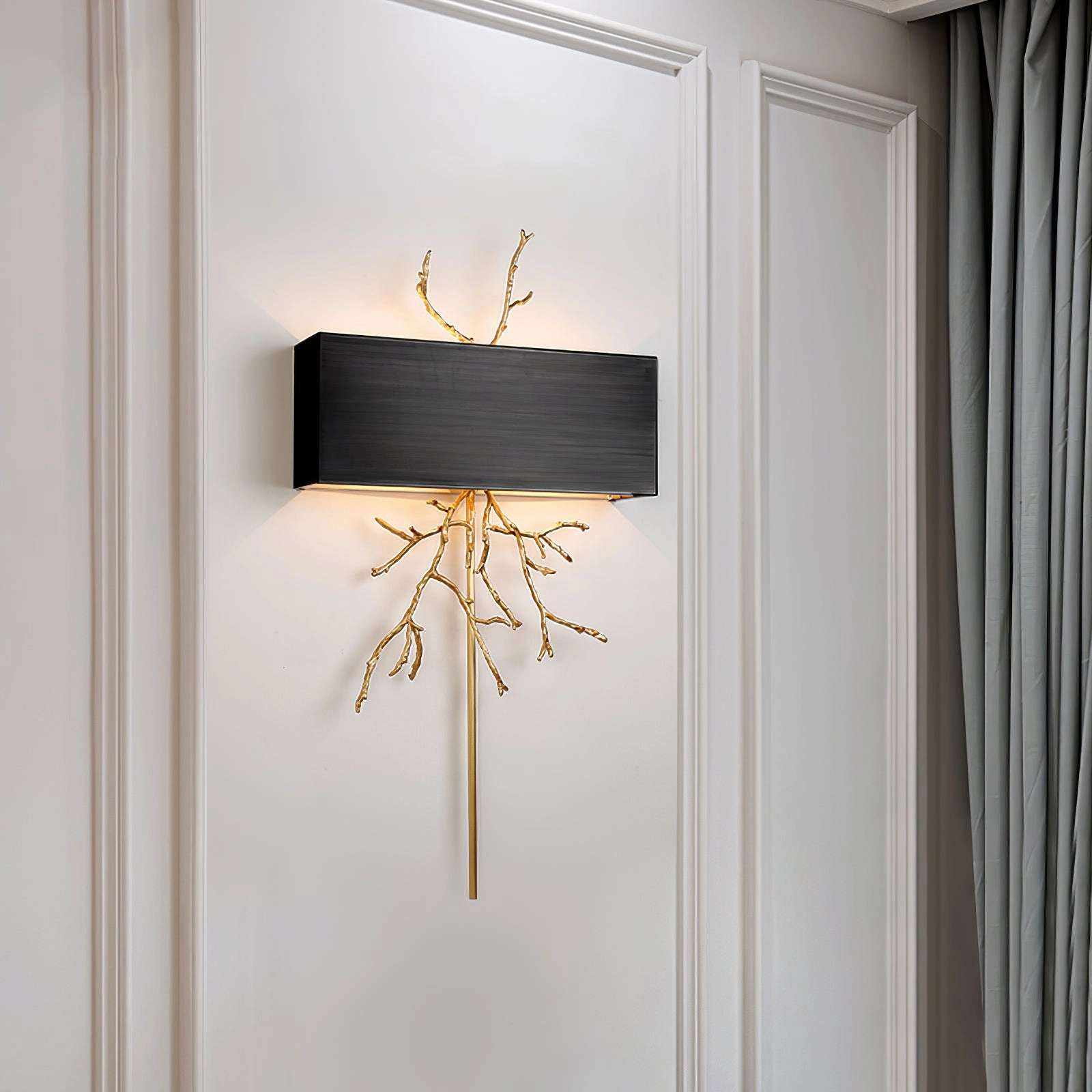 Brass Branch Wall Lamp