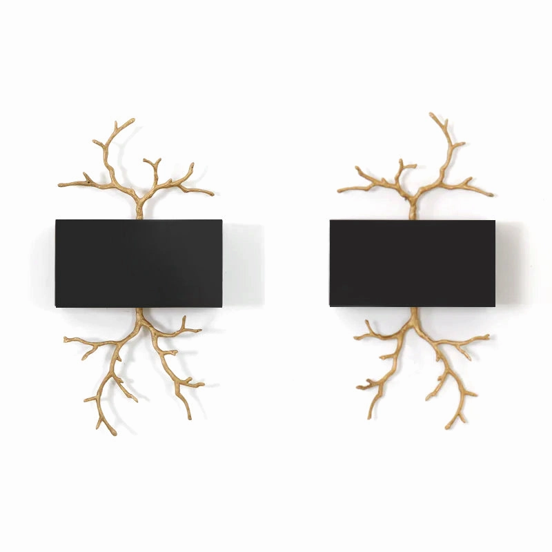 Brass Branch Wall Lamp