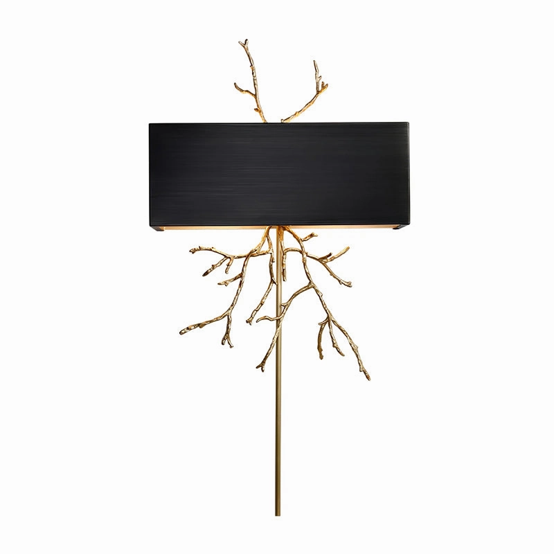 Brass Branch Wall Lamp