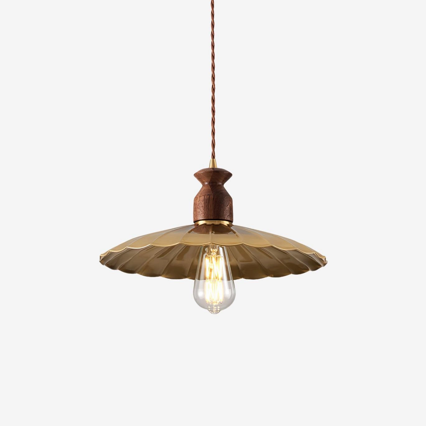 Brass Crest Pendant Light surface mount ceiling lamp