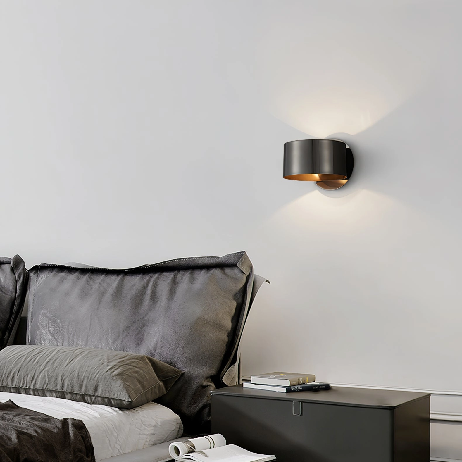 Brass Drum Wall Lamp