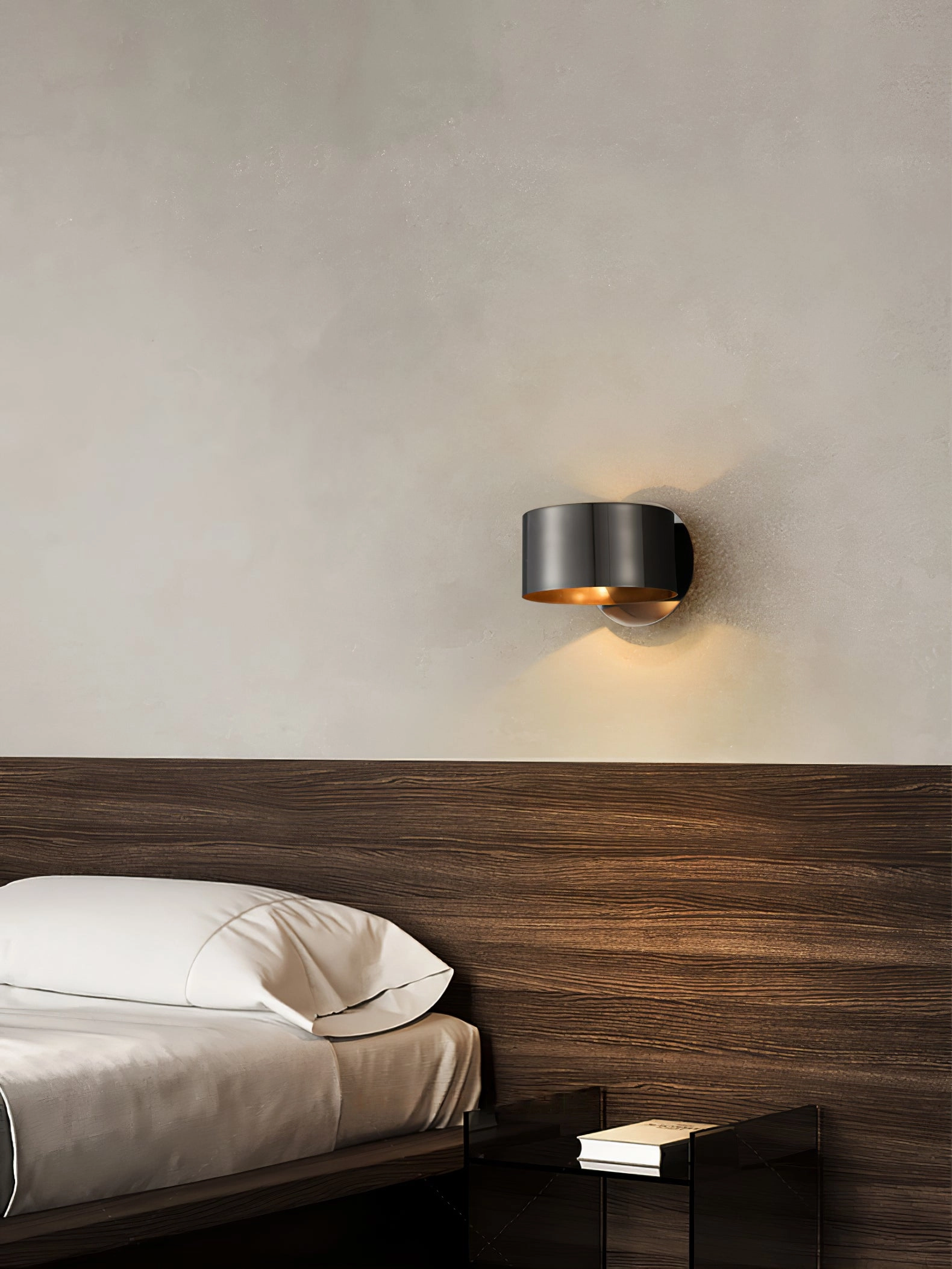 Brass Drum Wall Lamp