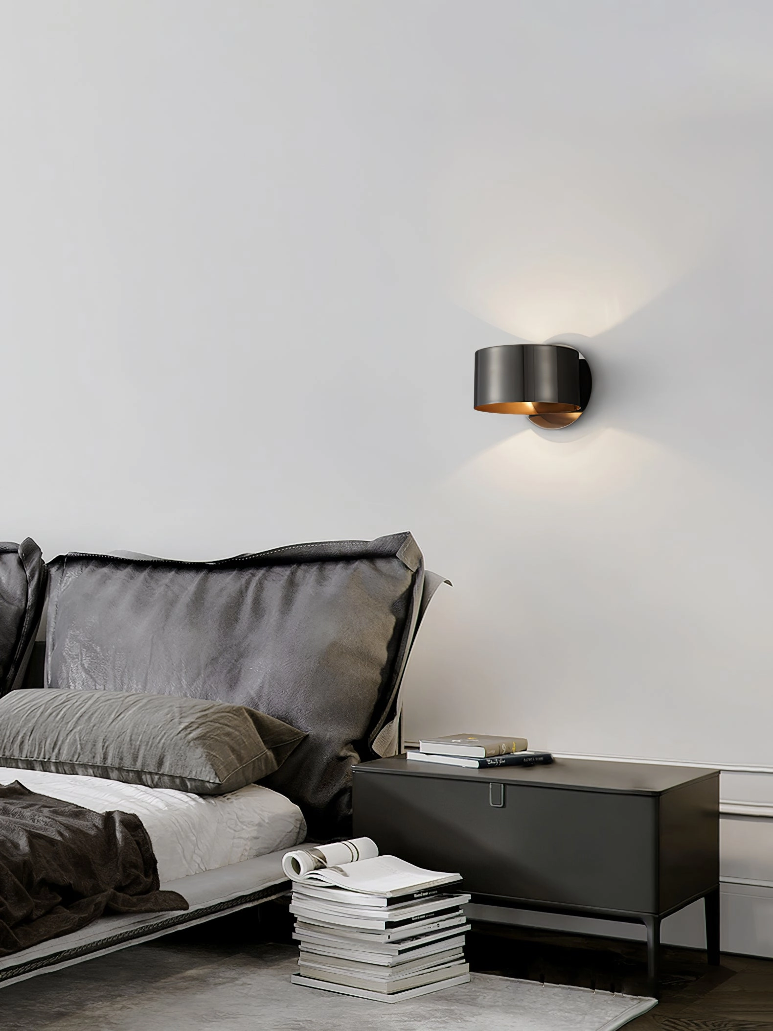 Brass Drum Wall Lamp