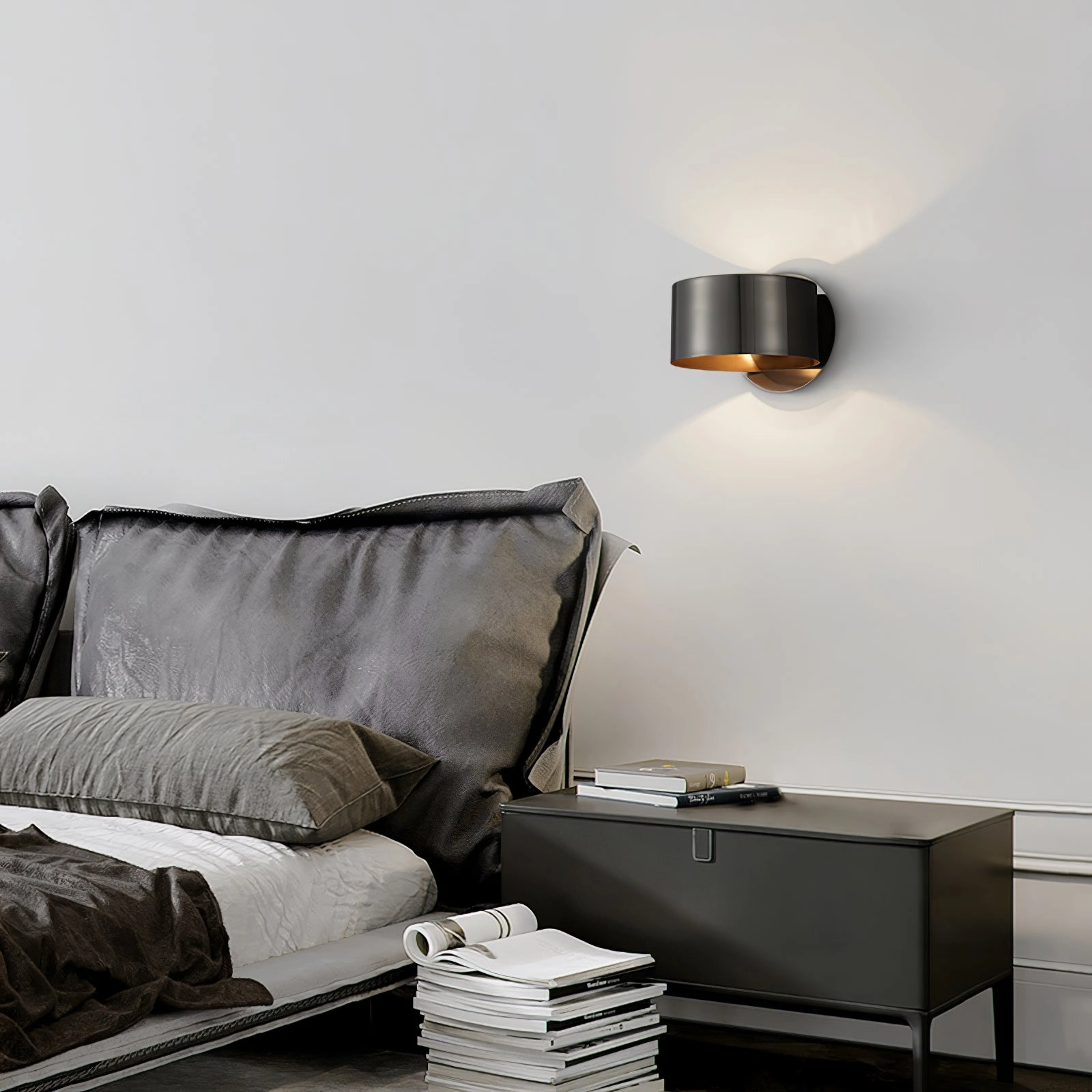 Brass Drum Wall Lamp