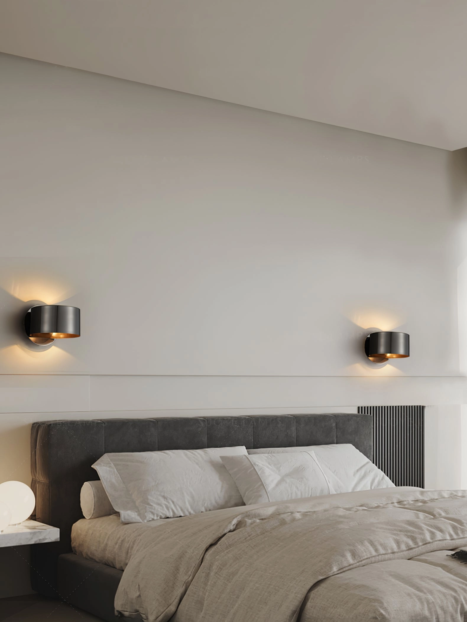 Brass Drum Wall Lamp