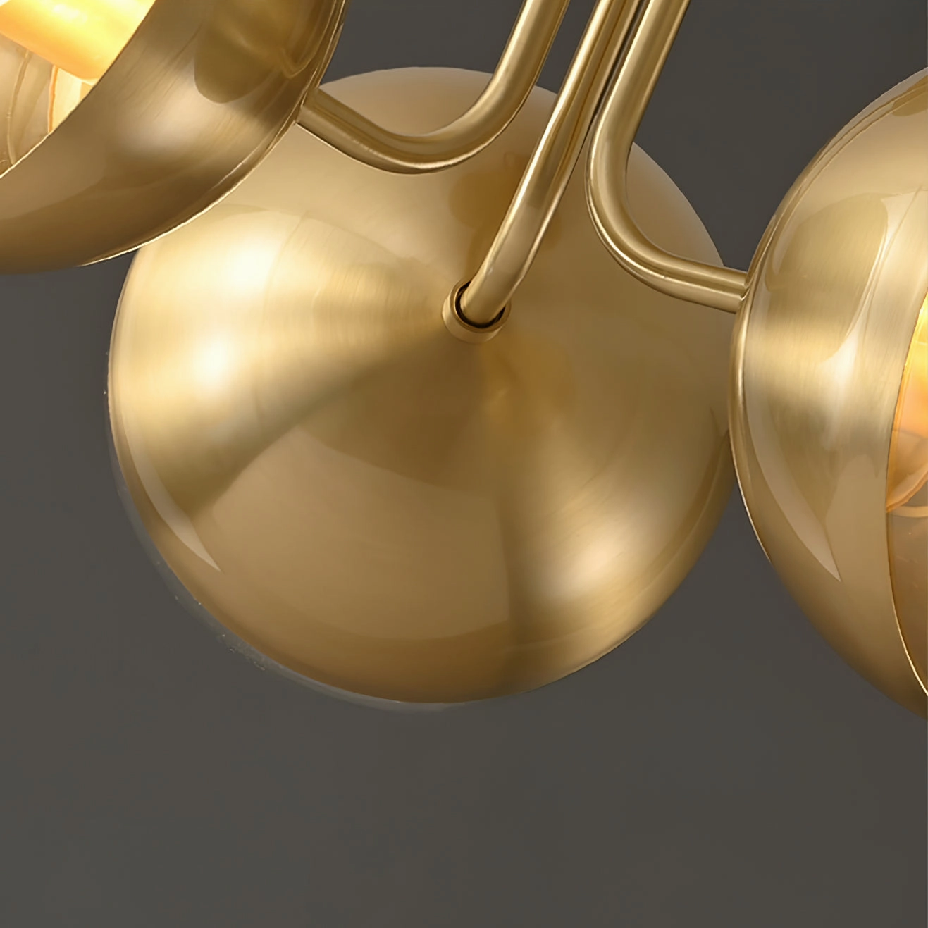 Brass Globulars Ceiling Lamp