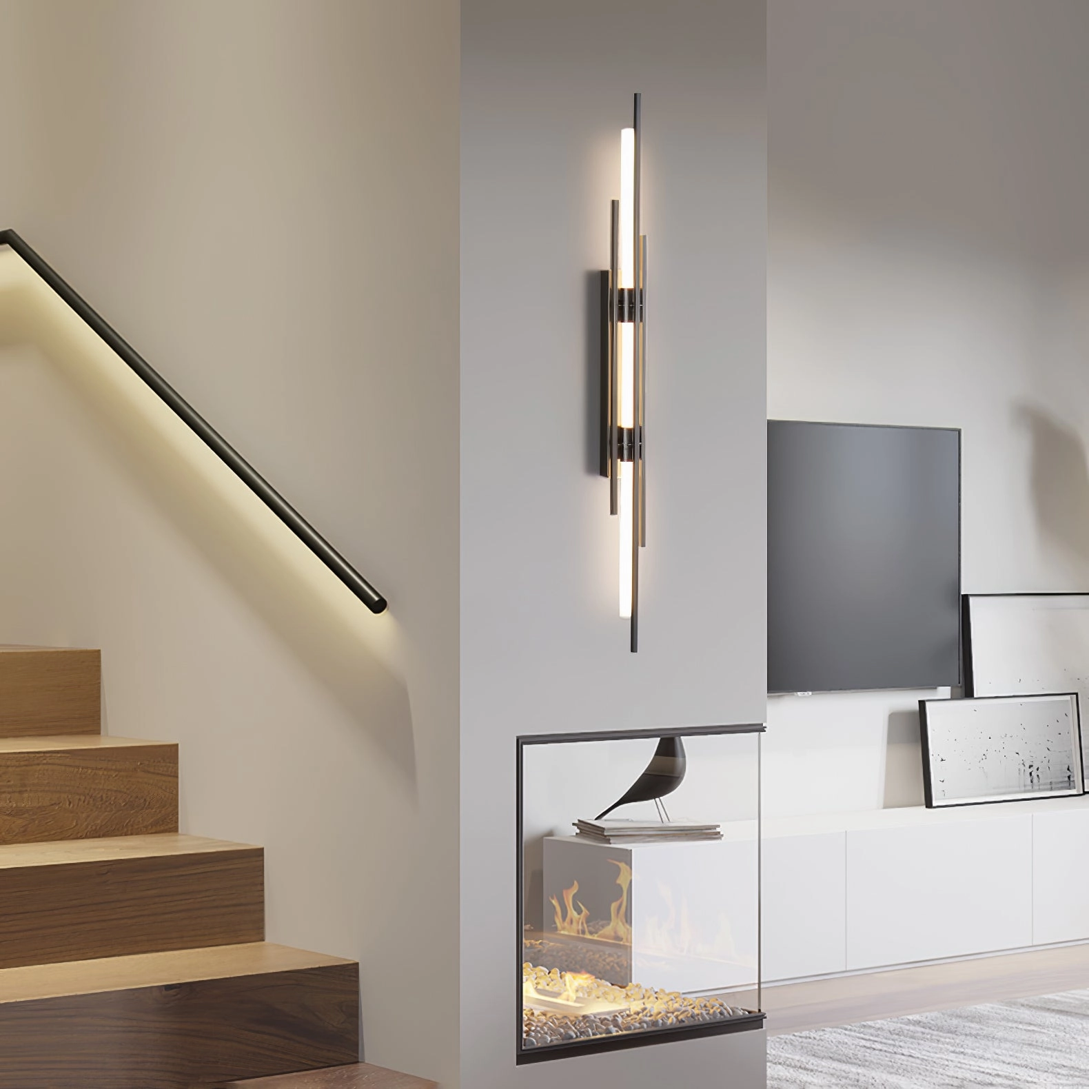 Brass Line Wall Lamp
