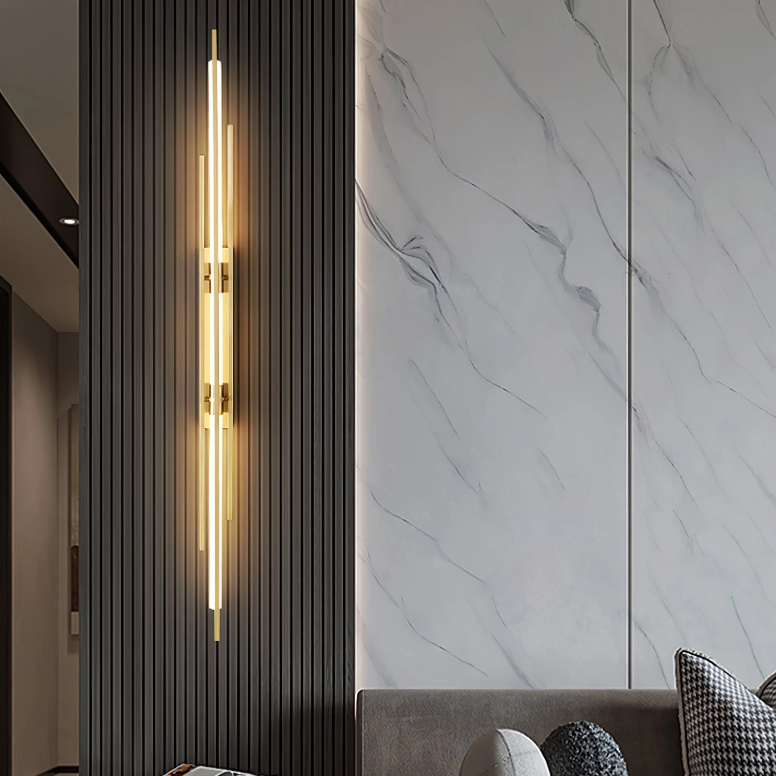 Brass Line Wall Lamp
