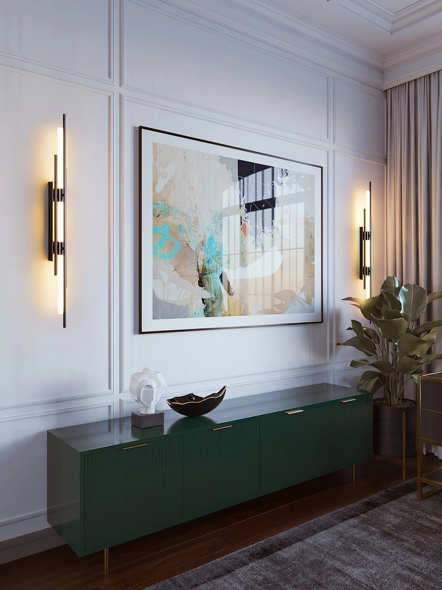 Brass Line Wall Lamp