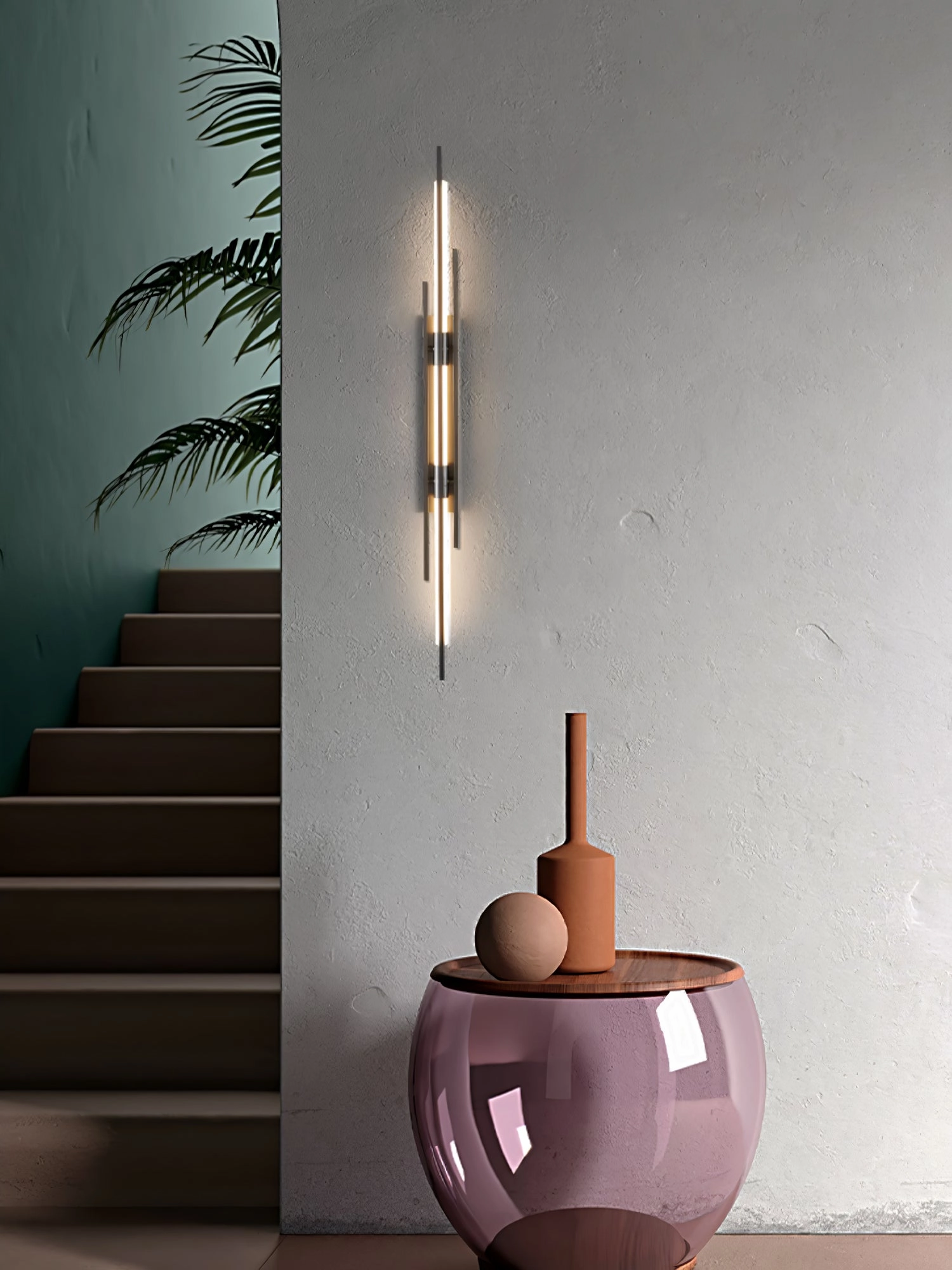 Brass Line Wall Lamp