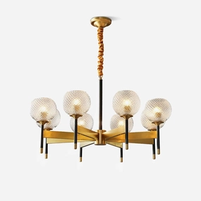 Breton Chandelier minimalist reading light