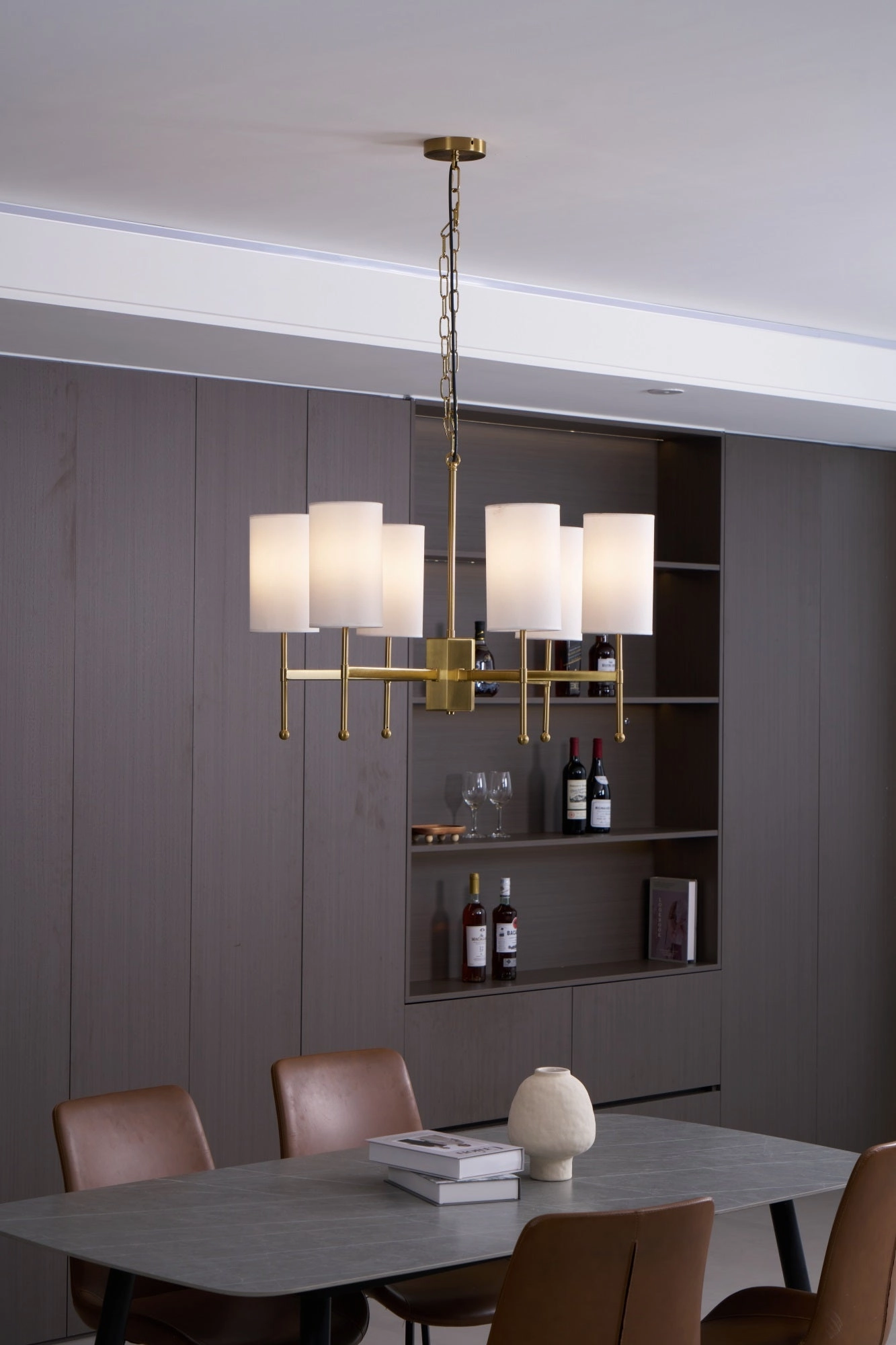 Brilliancess Brass Chandelier
