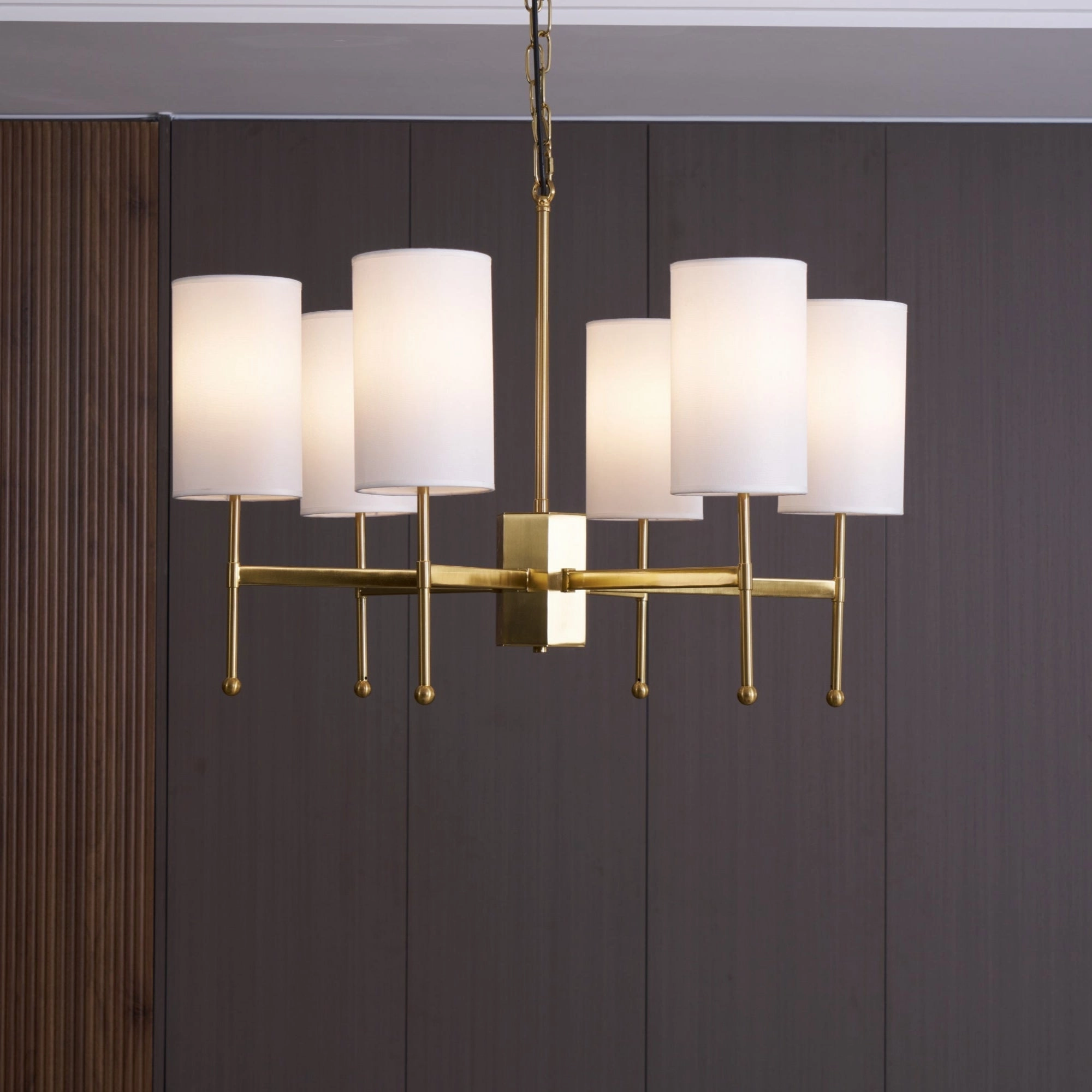 Brilliancess Brass Chandelier