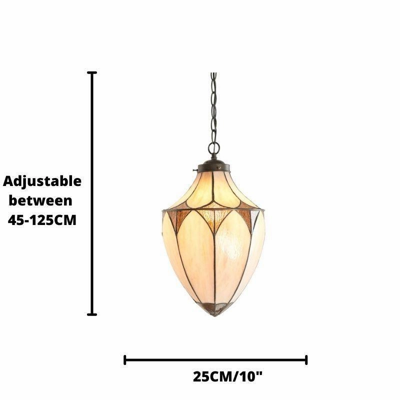 Brooklyn Medium Tiffany Acorn 1 Light Pendant Light