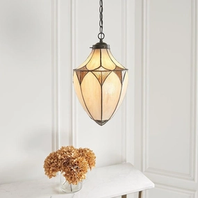 Brooklyn Medium Tiffany Acorn 1 Light Pendant Light recessed ceiling spot lamp