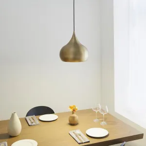 Brosnan 1 Light Matt Antique Brass Ceiling Pendant - Open Box flush mount ceiling fixture