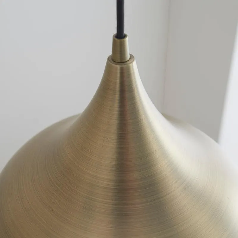 Brosnan 1 Light Matt Antique Brass Ceiling Pendant - Open Box