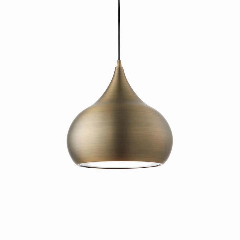 Brosnan 1 Light Matt Antique Brass Ceiling Pendant - Open Box