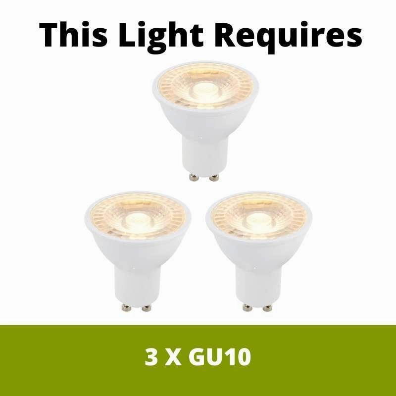 Bullett Chrome Track Lighting Kit 50W