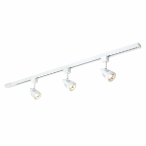 Bullett White Track Lighting Kit 50W weatherproof garden light