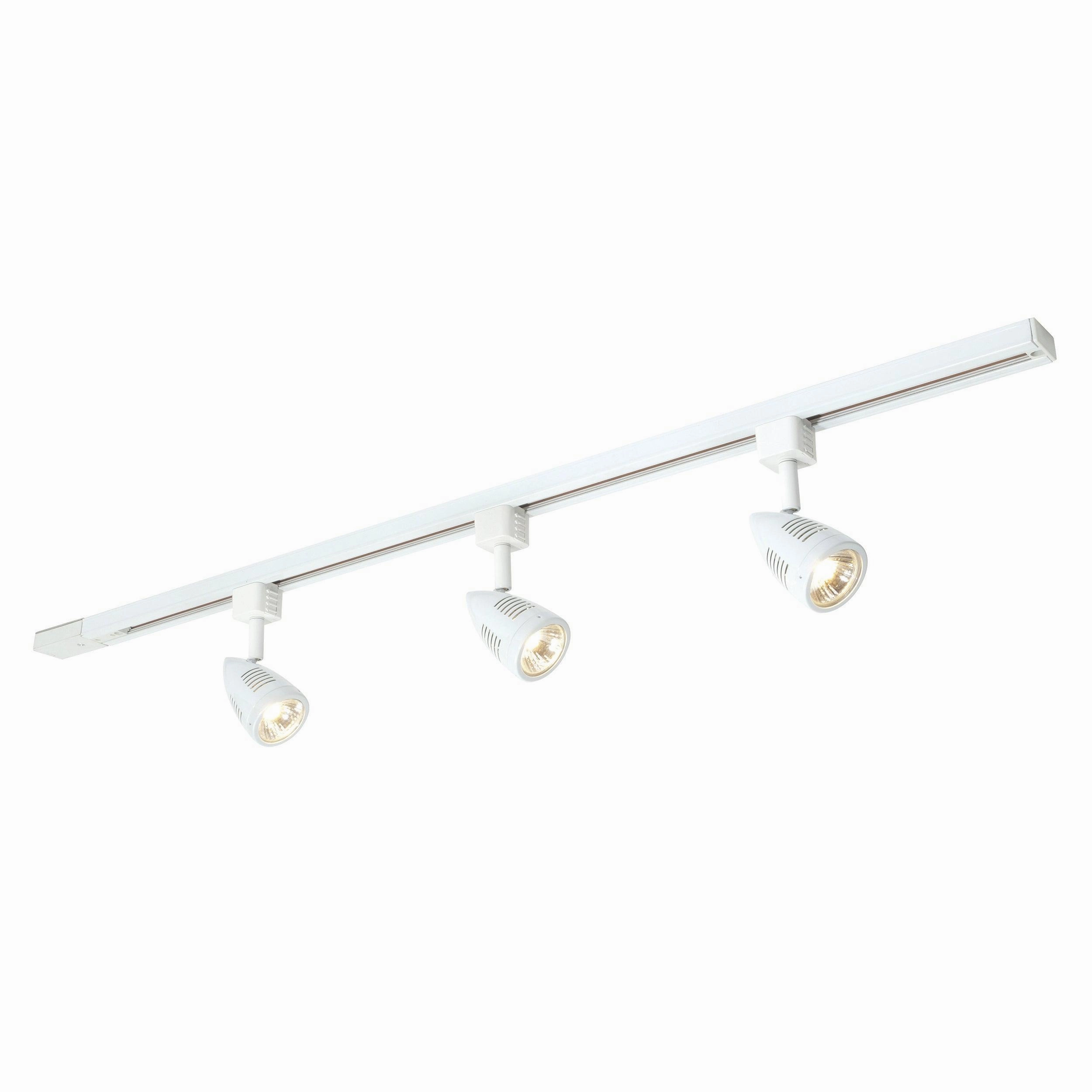 Bullett White Track Lighting Kit 50W weatherproof garden light