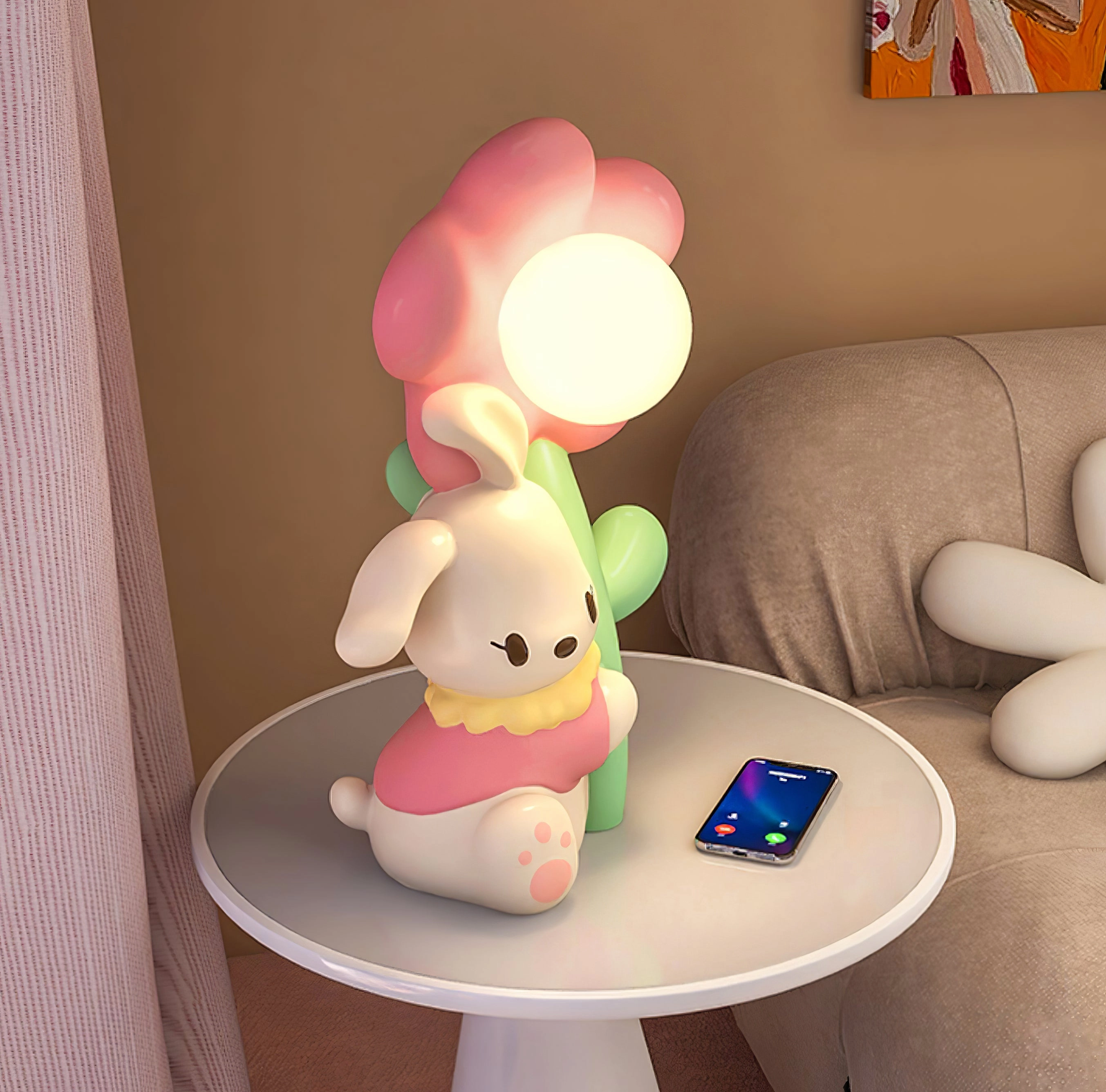 Bunny Flower Table Lamp
