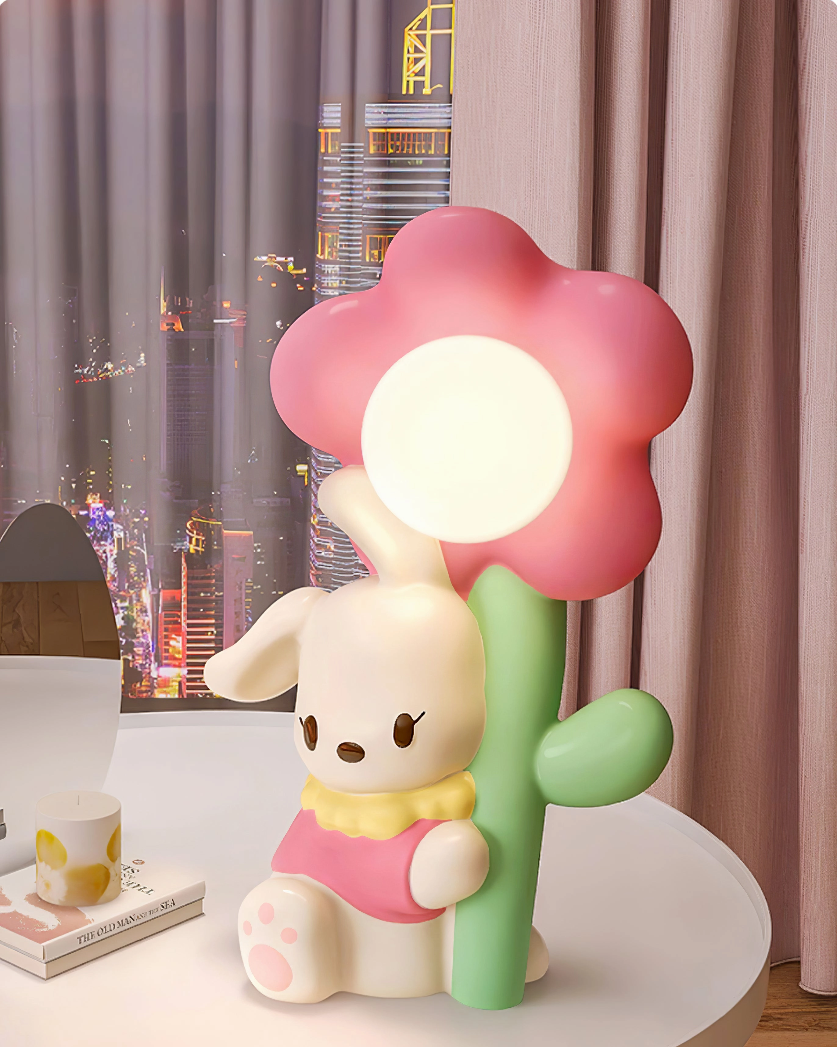 Bunny Flower Table Lamp