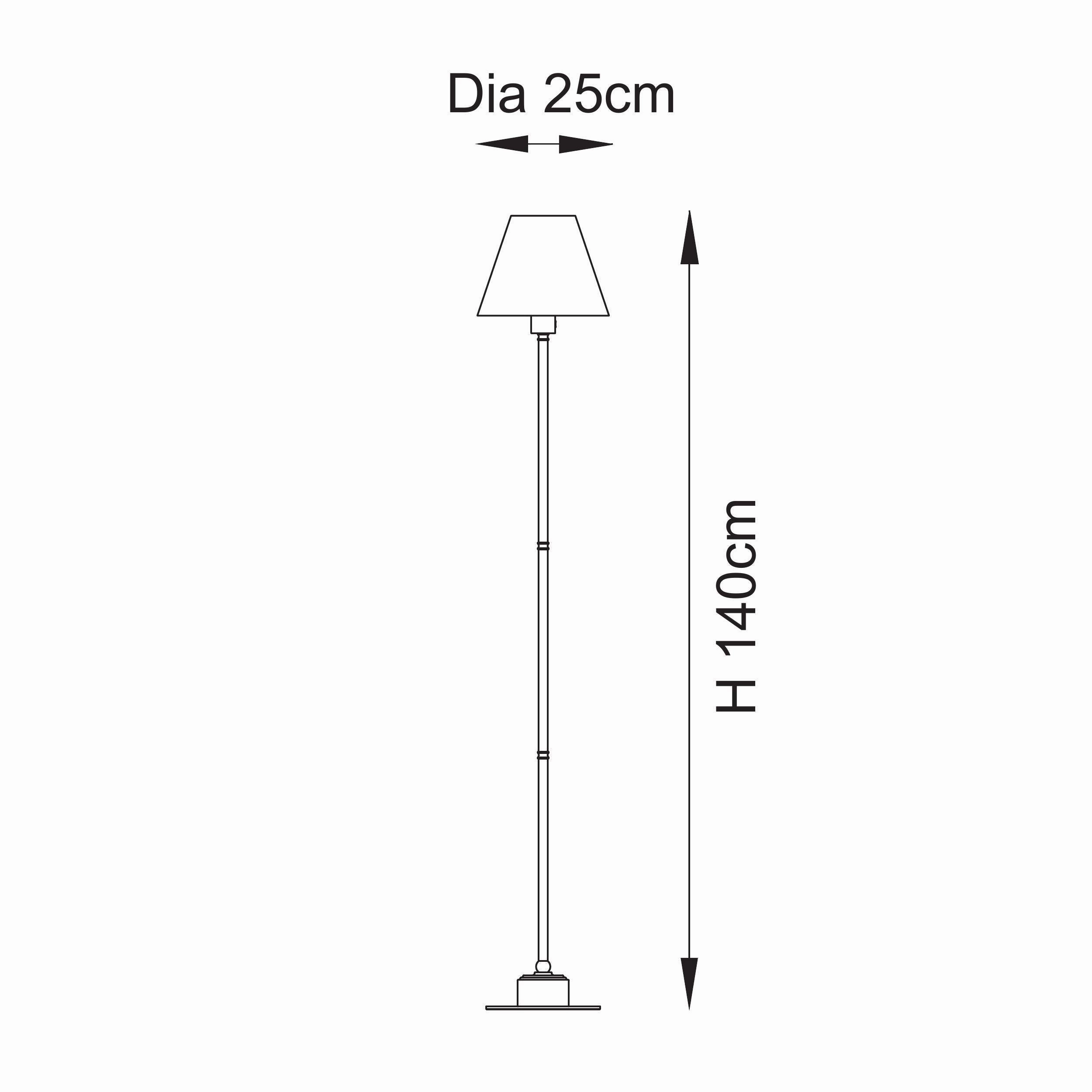 Burley Rechargeable Brass Floor Lamp & Zigzag 25cm Pearl Grey Shade