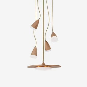 Calder Blossom Chandelier minimalist reading light