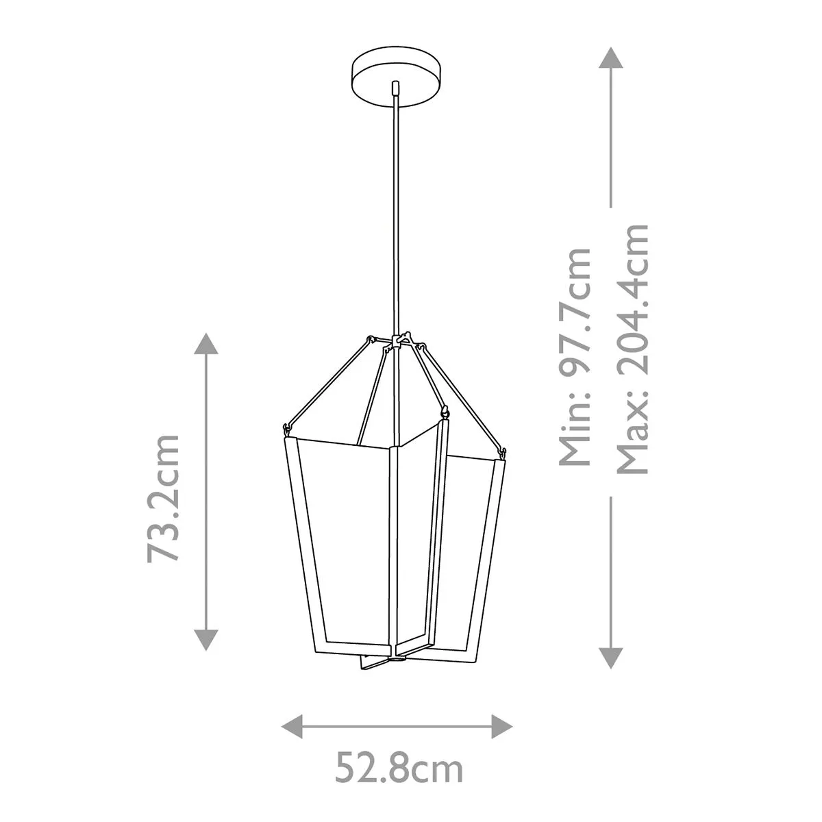Calters Large LED Foyer Pendant